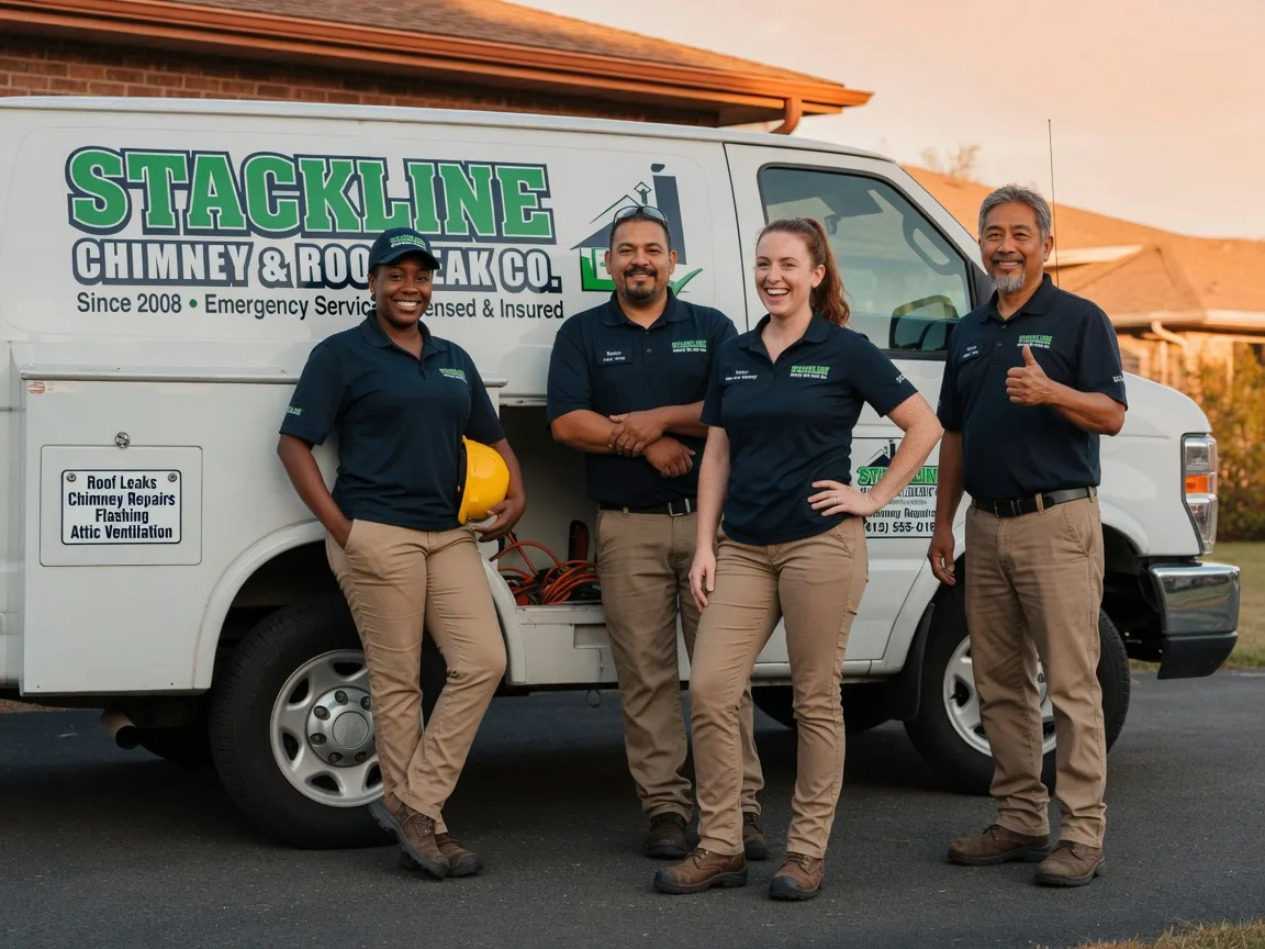 Chimney flashing repair company in Tyner, NC